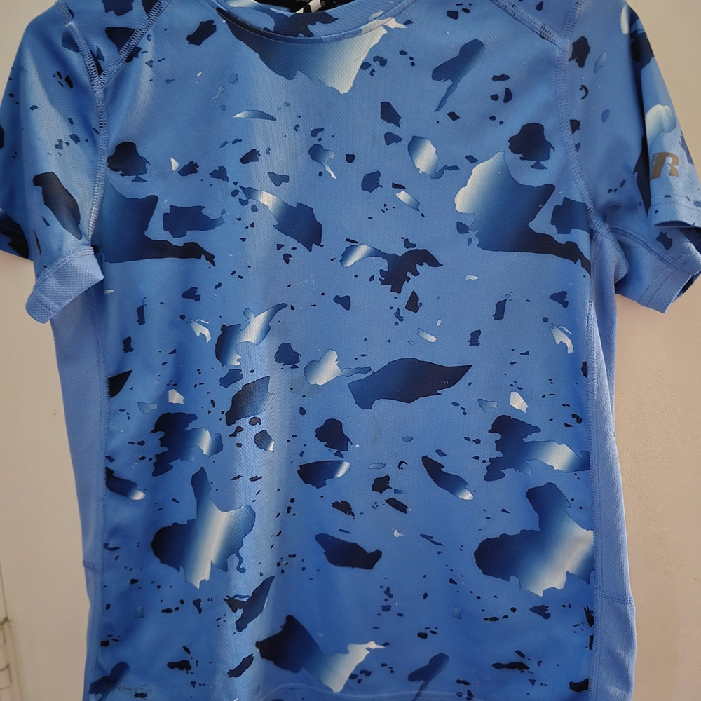 Russell Athletic Blue Patterned Men's Tee